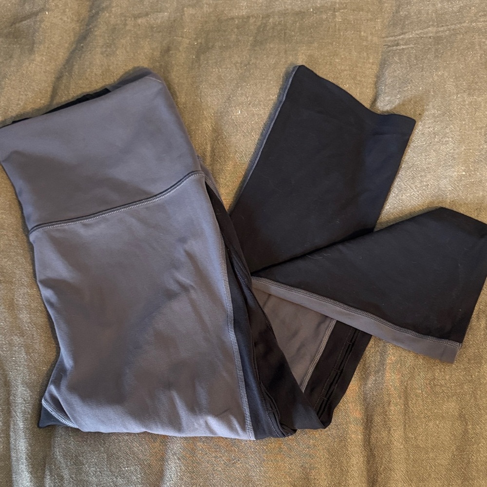 Athleta Black Horizon Scallop Capri